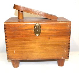 Vintage Shine Master Shoeshine Box W/items Inside