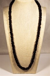 Another Strand Of French Braided Bohemian Garnet Necklace 24' Long