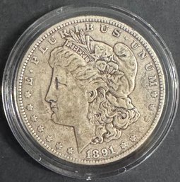 1891 Morgan Silver Dollar