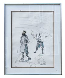 Original H. Toulouse-Lautrec Lithograph 'At The Circus: The Dog Trainer'