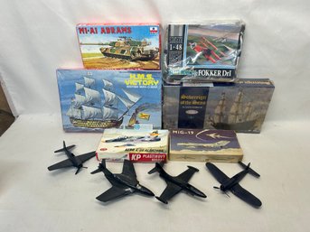 Vintage Airplane & Ship Models