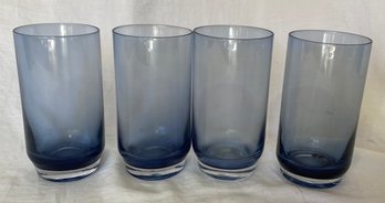 Four Blue Glasses