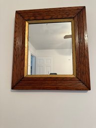 Small Oak Wall Mirror