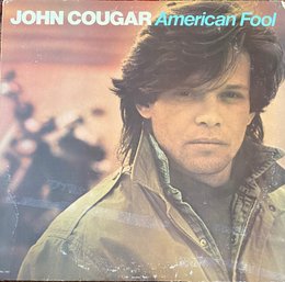 JOHN COUGAR - American Fool - 1982 VINYL LP RVL-7501 RECORD W: Sleeve- VG