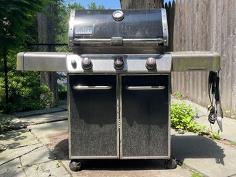 A Weber Genesis Propane Grill