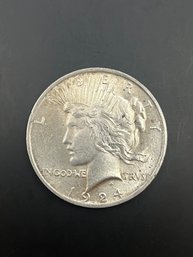 1924 Silver Peace Dollar