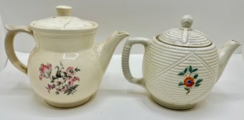 2 Vintage Tea Pots, 1 Vitreous China