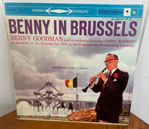 BENNY IN BRUSSELS - Benny Goodman Vintage LP