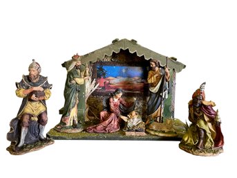 8 Piece Nativity In The Original Box