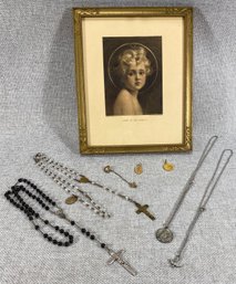Religious Items - Rosaries, Saints & Holy Metals, Light Of The World Framed Print