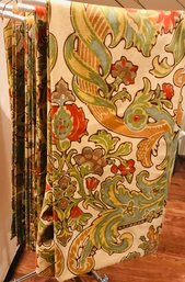 Set Of 6 POTTERY BARN Lined Curtains