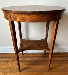 Antique Oval Occasional Table By Gregory & Company