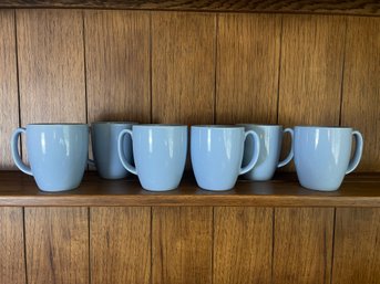 Corelle Periwinkle Blue Stoneware Coffee Mugs