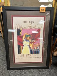 1997 Boston Wine Festival Poster