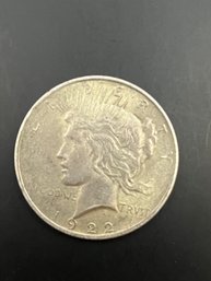 1922 Silver Peace Dollar