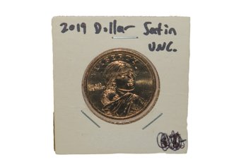 2019 Sacagawea Dollar Coin US Liberty Satin Uncirculated Coin