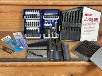 A Large Assortment Of Drill Bits