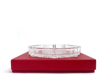 Waterford Collection - First Edition - Songs Of Christmas Crystal Dish In Box