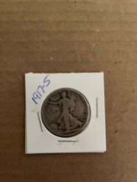 Beautiful 1917 - S Walking Liberty Silver Half Dollar, 90 Silver Coin