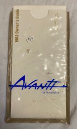 1963 Avanti Owners Guide