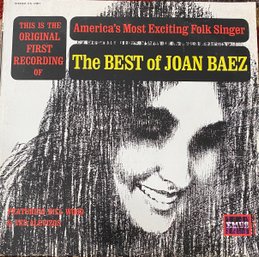 JOAN BAEZ - THE BEST OF JOAN BAEZ - VINYL LP ES12001- VG CONDITION  - FOLK