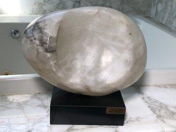 Gorgeous Vintage Marble Sculpture - Paid Over $1,000 - CONCEPTION By NANCY NIGHTINGALE Listed Artist 1937-2021