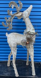 47' Glitter Gold Deer With Leg Locks