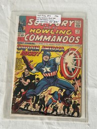 Key Issue- SGT. FURY AND HIS HOWLING COMMANDOS #13- Captain America Cover!