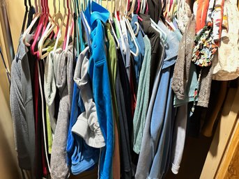 Women's Athletic Clothing, Some New With Tags: Juicy Couture, Nike, Alo Yoga, J. Crew, Lands End (Over 50)