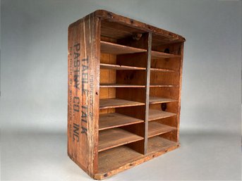 A Vintage Wooden Table Talk Cabinet