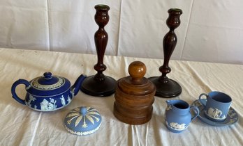 Wooden Ware And Wedgewood