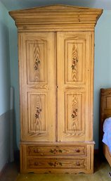 Antique Cottage Painted Armoire