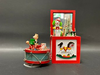 A Pair Of Holiday Music Boxes