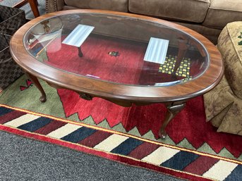 Beveled Glass Coffee Table