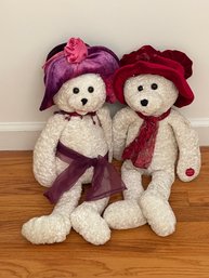 Lot Of 2 Stuffed Teddy Bears