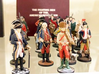 Franklin Mint Fighting Men Of The Revolution Commemorative Metal Soldiers