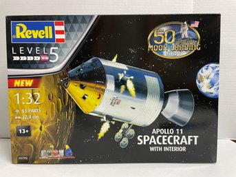 Revell, Apollo 11 Space Craft With Interior. 1/32 Scale Model Kit (#223)
