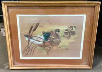 Wilken Pencil Signed Duck Print