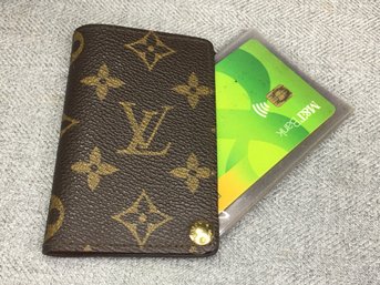 Guaranteed Genuine LOUIS VUITTON Business Card Case / Photo Holder Case - Like Brand New Condition - WOW !