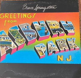 BRUCE SPRINGSTEEN -GREETINGS FROM ASBURY PARK -COLUMBIA PC 31903 LP RECORD - VG