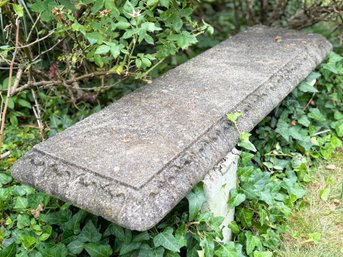 A Vintage Cast Stone Slab - Or Bench Top