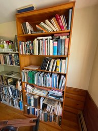 A 7' PINE BOOKCASE