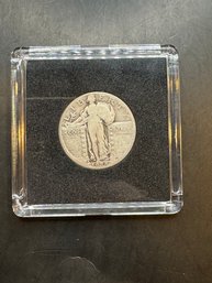 1928-D Standing Liberty Silver Quarter