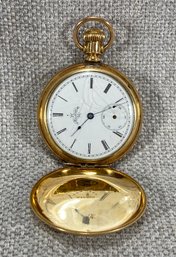 Antique Elgin Hunter Pocket Watch 3557607  -  DUEBER (anchor & Snake) Case 1951790