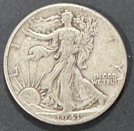 1941 Walking Liberty Silver Half Dollar