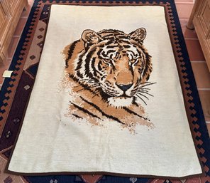 A Tiger Themed Throw Blanket