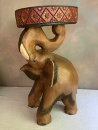 Clarkshire Solid Wood End Table/elephant Stand