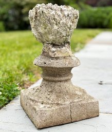 A Vintage Cast Stone Garden Ornament