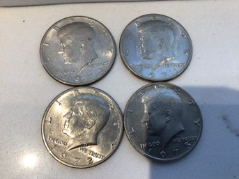 1971, 1972, 1973 Half Dollar Coin Lot #2