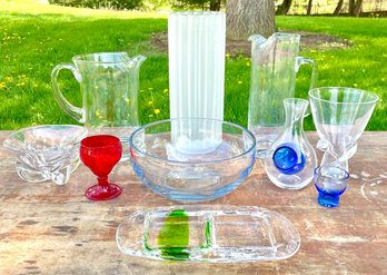 Vintage Art Glass And Crystal